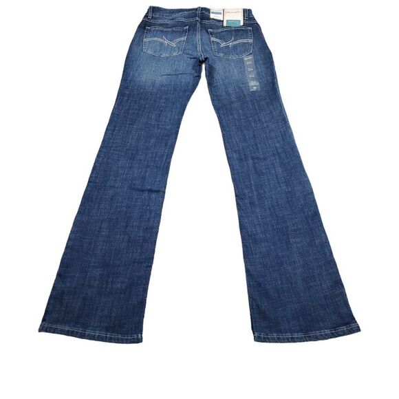 Wrangler Women's Essential Bootcut Jeans Dark Wash Size 28 5 x 34 Stretch - Picture 3 of 9